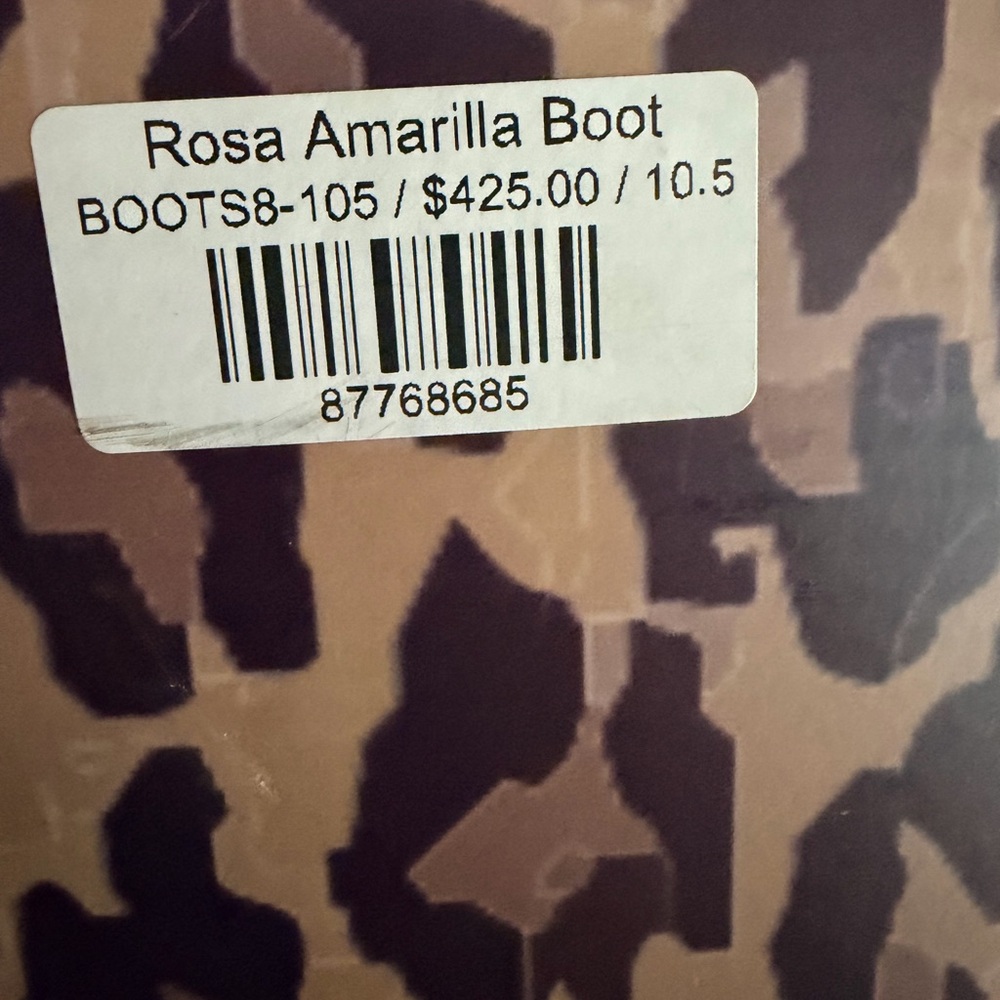 BRAND NEW w/ BOX RODEO QUINCY Rosa Amarillo Boot Size 10.5 - Picture 4 of 7